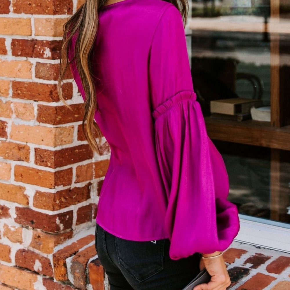 Vici satin blouse